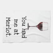 Funny Humor Wine Kitchen Toweldoeken Theedoek (Horizontaal)