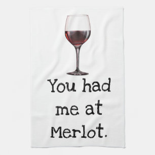 Funny Humor Wine Kitchen Toweldoeken Theedoek