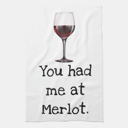 Funny Humor Wine Kitchen Toweldoeken Theedoek (Verticaal)