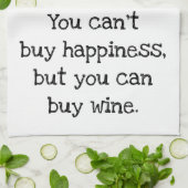 Funny Humor Wine Kitchen Toweldoeken Theedoek (Gevouwen)