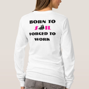 Funny humor zeilboten t-shirt