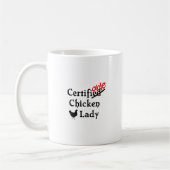 Funny Humorisable Certivable Crazy Chicken Lady Gi Koffiemok (Links)