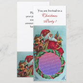 FUNNY, HUMOROUS SANTA CLAUS  foto-sjabloon Kaart (Voorkant / Achterkant)