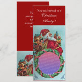FUNNY, HUMOROUS SANTA CLAUS  foto-sjabloon Kaart (Voorkant / Achterkant)