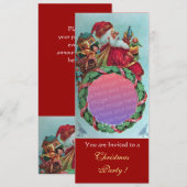 FUNNY, HUMOROUS SANTA CLAUS  foto-sjabloon Kaart (Voorkant / Achterkant)