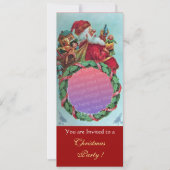 FUNNY, HUMOROUS SANTA CLAUS  foto-sjabloon Kaart (Voorkant)