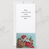 FUNNY, HUMOROUS SANTA CLAUS foto-sjabloon Kaart (Achterkant)