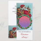 FUNNY, HUMOROUS SANTA CLAUS foto-sjabloon Kaart (Voorkant / Achterkant)