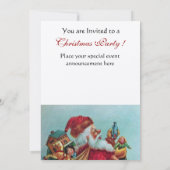 FUNNY, HUMOROUS SANTA -mas foto-sjabloon Kaart (Achterkant)