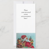 FUNNY, HUMOROUS SANTA -mas foto-sjabloon Kaart (Achterkant)