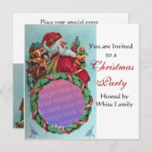 FUNNY, HUMOROUS SANTA  Photo Template white Kaart (Voorkant / Achterkant)
