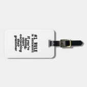 Funny Humoureuze Grammar Quote Engels leraar Bagagelabel (Voorkant horizontaal)