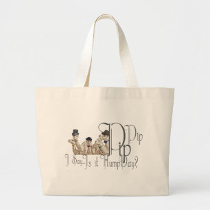 Funny Hump Day Camels in Monocles Grote Tote Bag