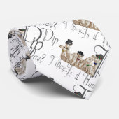 Funny Hump Day Camels in Monocles Stropdas (Opgerold)