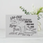 Funny Hump Day Kaart (Staand voorkant)