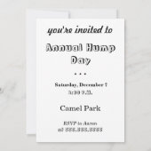 Funny Hump Day Kaart (Achterkant)