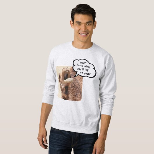 Funny Hump Day Shirt, Talking Camel Trui (Voorkant volledig)