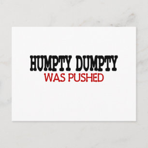 Funny Humpty Dumpty Briefkaart