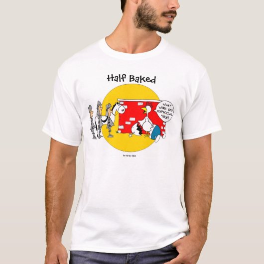 Funny Humpty Dumpty Cracked - T-Shirt (Voorkant)