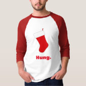 Funny Hung Stocking Kerstmis T-shirt (Voorkant)