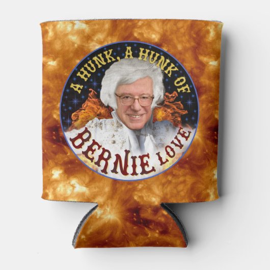 Funny Hunk van Bernie Love | President Sanders 202 Blikjeskoeler (Voorkant)