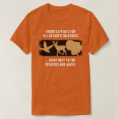 Funny Hunter Eat Meat BBQ Grillmaster Gift T-shirt (Design voorkant)