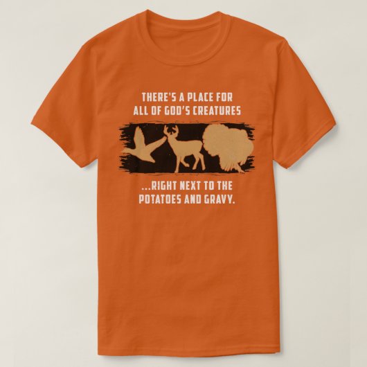 Funny Hunter Eat Meat BBQ Grillmaster Gift T-shirt (Design voorkant)