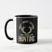 Funny Hunter Quote Gezegde Deer Venison Elk Hunter Mok (Links)