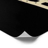 Funny Hunter Quote Gezegde Deer Venison Elk Hunter Poster (Hoek)