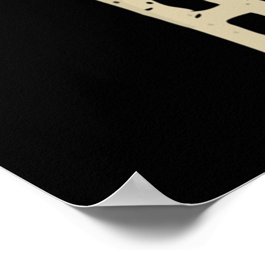 Funny Hunter Quote Gezegde Deer Venison Elk Hunter Poster (Hoek)