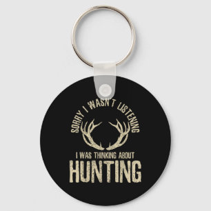 Funny Hunter Quote Gezegde Deer Venison Elk Hunter Sleutelhanger