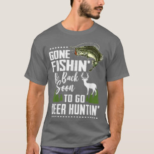 Funny Hunting Bass Vist Lover Graphic for Deer T-shirt