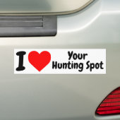 Funny Hunting Bumpersticker Decal for all Hunters (Op auto)