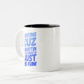 Funny Hunting Coffee Mok (Voorkant links)