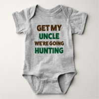 Funny Hunting Jersey Bodysuit door oom
