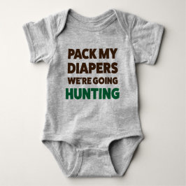 Funny Hunting Jersey Bodysuit for Baby