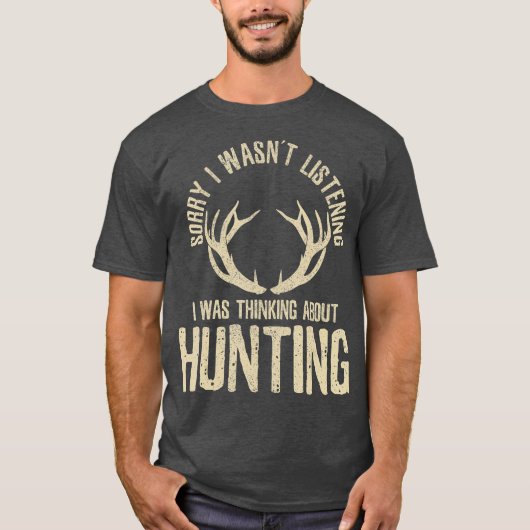 Funny Hunting Quote Saying Deer Venison Elk Gift T-shirt (Voorkant)