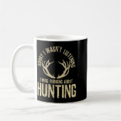 Funny Hunting Quote Saying Deer Venison Elk Hunter Koffiemok (Links)