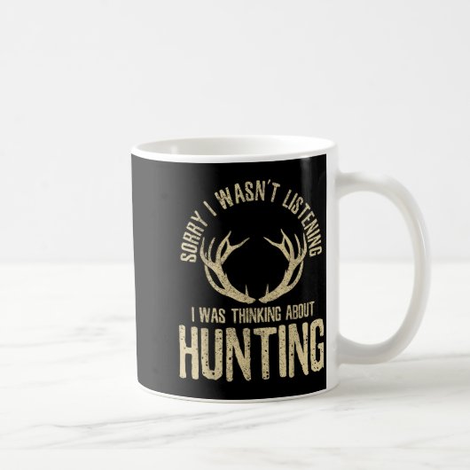 Funny Hunting Quote Saying Deer Venison Elk Hunter Koffiemok (Rechts)