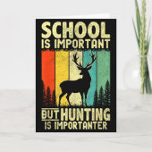 Funny Hunting Tee For Boys Men Deer Hunting Hunter Kaart (Voorkant)