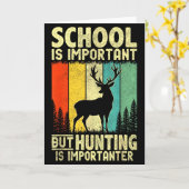 Funny Hunting Tee For Boys Men Deer Hunting Hunter Kaart (Gele Bloem)