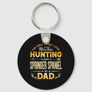 Funny Hunting Vaderdag - Springer Spaniel Papa Sleutelhanger