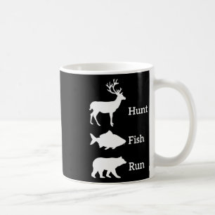 Funny Hunting Vist Hunt Fish Run Beer Gift Koffiemok