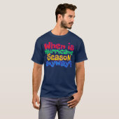 Funny hurricane quote Weather quote aesthetic vint T-shirt (Voorkant volledig)