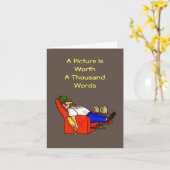 Funny Husband Appreciation Day Card Kaart (Gele Bloem)