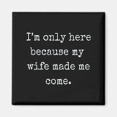 Funny Husband From Wife Gift  Magneet (Voorkant)