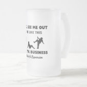 Funny Husband Gift to Wife Frosted Mok (Voorkant rechts)