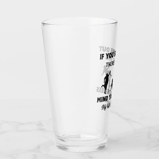 Funny Husband Gift to Wife Glass Cup Glas (Rechts)