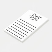 Funny Husband Honey Do List Post-it® Notes (Schuin)