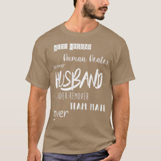 Funny Husband Hubby Gift met Gezegde Beste vriend T-shirt